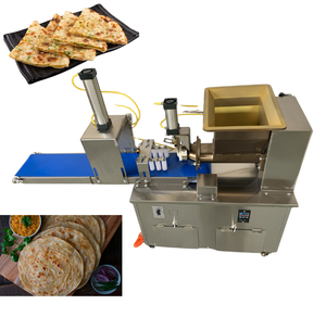 Machine d'aplatissement de pâte alimentaire de rue pâte à collation indienne formant la ligne de coupe de pâte Paratha façonnage de Parota - Product Image 3