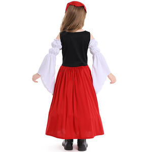 Disfraces de Halloween Farm Girl Dress Medieval Serving Wench Oktober Fest Beer Maid Bavarian Oktoberfest Costume - Product Image 4