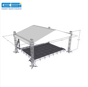 Système de treillis portable en aluminium ESI pour scène mobile et installation temporaire pour des affichages de treillis efficaces - Product Image 5