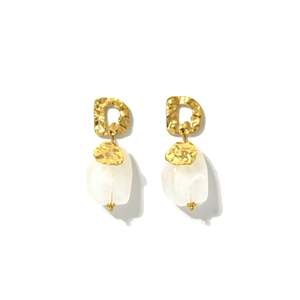 Pendientes de Moda con Baño de Oro PVD, Acero Inoxidable 316L, Diseño Sostenible y Resistente - Product Image 1