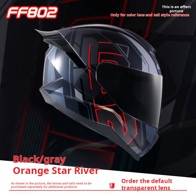 Negro/Gris Naranja Galaxy Lente Única