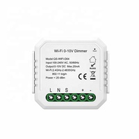 Domotic – Mini Module de variateur mural, application Mobile Tuya, télécommande On-Off 0-10V, variateur de lumière LED, commutateur WiFi