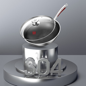 Bach <b>Cookware</b> <b>Set</b> 304 Stainless Steel Non Stick Frying Pan Saucepan Soup Pot For Home <b>Induction</b> Use - Product Image 2