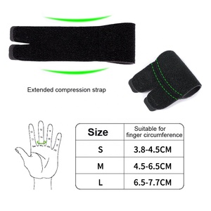 ปลอกสวมนิ้วป้องกันนิ้วปลอกรัดข้อมือยางยืดปรับได้สายรัดเพื่อนเหมาะสำหรับ HA01961กีฬา - Product Image 4