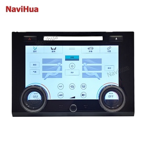 หน้าจอสัมผัส Navihua ขนาด 9 นิ้ว แผงควบคุมระบบปรับอากาศแบบใหม่ ช่องใส่แผ่นซีดี ใช้ได้กับรถยนต์แลนด์โรเวอร์ เรนจ์โรเวอร์ โว้ก L405 ปี 2013-2017 - Product Image 4