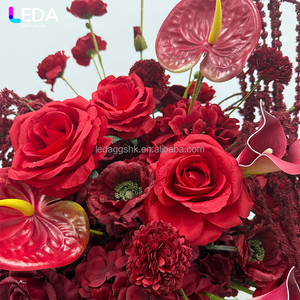 LEDA Boule de fleurs artificielle petite taille pour centre de table romantique, idéale pour événements, fêtes et mariages - Product Image 4