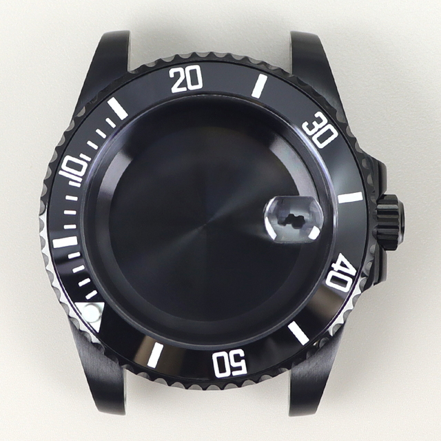 High Quality SUB Stainless Steel Diving 40MM Men Mechanical Watch Case Sapphire Glass for Seiko NH35 4R36 ETA2824 Movement Parts
