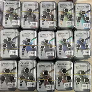 Película de Lente de Câmera de Vidro Temperado 9H para Proteger Celular para iPhone 15 Pro Max 14 Plus Protetor de Lente de Câmera de Fácil Instalação - Product Image 6