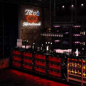 Letrero de Neón de <span class=keywords><strong>Vodka</strong></span> para Decoración de Pared, Letrero Luminoso de Neón Atenuable para Cuarto de Hombre, Letreros de Neón Personalizados - Product Image 4