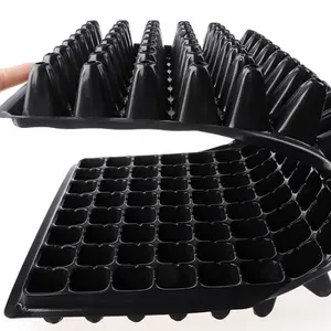 Greenhouse 50/72cells Plastic Nursery Tray Vegetable Fruit Planting Seed Tray Germination Growing Seedling Trays