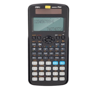 Calculatrice scientifique Deli ED991ES, 417 fonctions, calculatrice standard pour ingénieurs, fournitures scolaires pour collégiens - Product Image 1