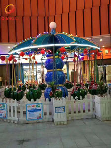 12 Asientos Paseos de Diversión Baratos para Adultos Niños Parque Paseos Paraguas de Dibujos Animados <span class=keywords><strong>Silla</strong></span> Voladora Paseos de <span class=keywords><strong>YOYO</strong></span> - Product Image 4