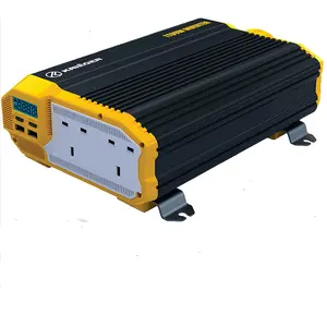 Omvormer 1000W 12V 220V Dc Naar Ac Gemodificeerde Sinus Auto Omvormer 12V Off Gird Inverter Uk Plug