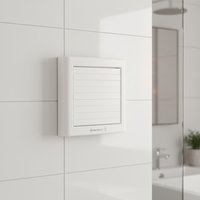 Ventilateur d'extraction axial électrique en plastique pour toit, 4 pouces, 220V 50Hz, 1,4m/min, blanc, 2050 tr/min, cuisine, salle de bain, OEM/ODM personnalisable