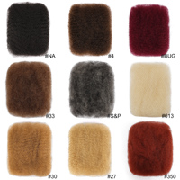 Offre Spéciale : Cheveux Humains Naturels en Vrac pour Tresses, Cheveux Humains Afro Crépus Doux pour Tresses et Vanilles