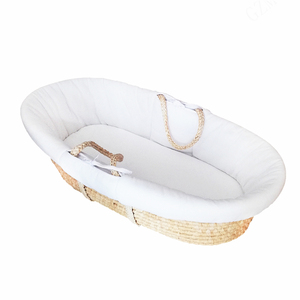 Corbeille bose Canne Rotin Noir Panier Tisse A the Main De Saule Cadeau Osier Noel protege-matacao Pour <span class=keywords><strong>Bebe</strong></span> - Product Image 2