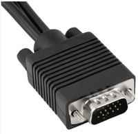 Convertisseur VGA vers S-Vidéo 3 RCA Adaptateur de câble de sortie TV AV Connecteur RCA femelle Câble vidéo