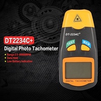 Nouveau DT2234C + LCD portable numérique Mini Laser Photo sans contact tachymètre RPM mesure de la vitesse compteur de vitesse 2.5 ~ 99999RPM