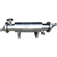 Condenseur tubulaire sanitaire en acier inoxydable de qualité alimentaire SS304 pour le chauffage et le refroidissement, échangeur de chaleur à calandre tubulaire