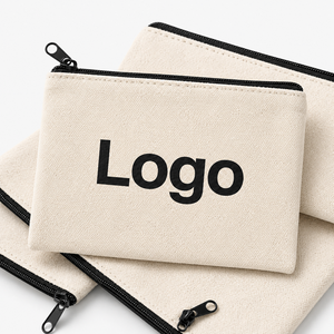Bolsas de Maquillaje Personalizadas de Fábrica Certificada, Bolsas Cosméticas con Logotipo Impreso/Bordado, Estuches de Lápices de Lona de Algodón - Product Image 2