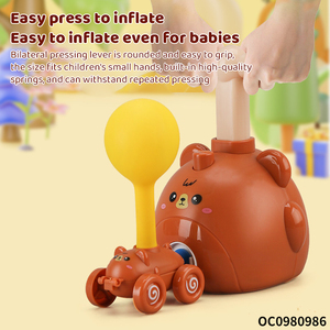 Anti Stress a buon mercato giocattoli all'ingrosso inerzia animali auto giocattolo palloncino palla partito <span class=keywords><strong>giochi</strong></span> interattivi per i bambini con la pompa - Product Image 3
