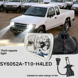 Phare carré vintage 6x7 pouces pour voiture, modèle SY6052A-T10, halogène entièrement scellé, Plug & Play 12V 55W pour Hilux Hiace et anciennes pick-up - Product Image 2