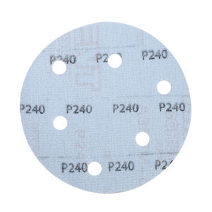 Discos de Lija con Velcro P240 con Orificios, Discos de Lija Redondos de Cerámica con Múltiples Orificios de 5 Pulgadas - Product Image 3
