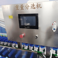 Rotatiegewichtsorteermachine multifunctioneel voor fruit, groenten, vis, schaal- en schelpdieren, zoals bessen, noten, oesters, garnalen en kippenpootjes.
