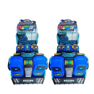 Nouvelle machine de jeu commerciale interactive parent-enfant 2024 à monnayeur pour aire de jeux intérieure, jeu de course automobile double rapide - Product Image 3