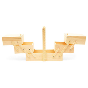 Pliant Filles <span class=keywords><strong>En</strong></span> <span class=keywords><strong>Bois</strong></span> Boîte À Outils De <span class=keywords><strong>Couture</strong></span> - Product Image 4