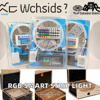 Kit/Ensemble de Bande LED RGB 5m avec Télécommande USB, IP65, Coupable, Puce EPistar pour Éclairage de Jardin