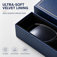 Boîtes d'emballage personnalisées pour lunettes de soleil, boîtes rigides en carton avec couvercle, étui à lunettes OEM pour les petites entreprises, logo en estampe dorée, boîte en papier