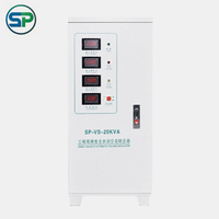 Stabilisateur de tension triphasé automatique 20 kVA 380 V avec régulateur à servomoteur pour l'alimentation des usines textiles et des machines à tisser