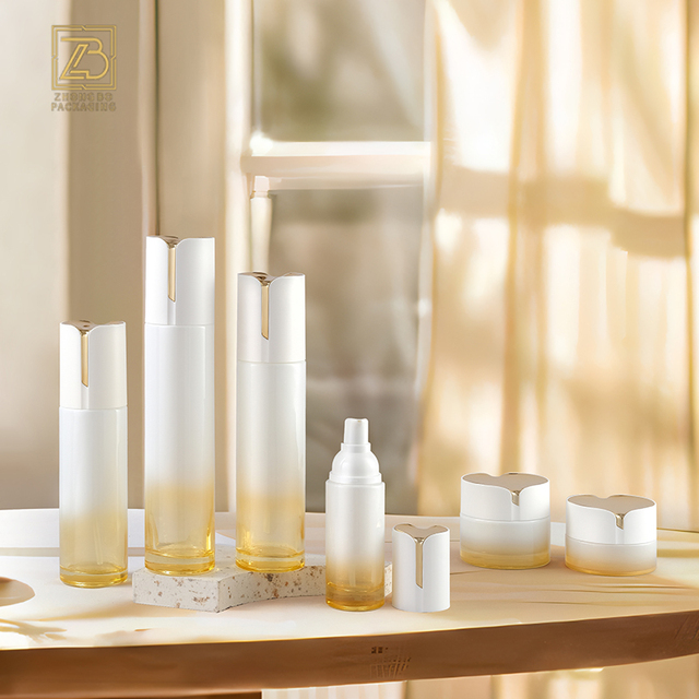 Fine Glass Material Cosmetic Bottle Set Heat-Resistant Practical Beauty Container Kit