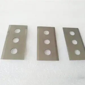 Industrial Use Carbon Steel Thin Material Cutting 3 Hole Blades of Clean Scraper/ Round Angle