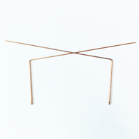 Baguettes de Sourcier en Cuivre Marque Leto, Très Vendues, Pointe Plate en Cuivre Pur à 99,9% - Baguettes de Divination Écologiques pour la Recherche d'Or, d'Eau ou de Fantômes