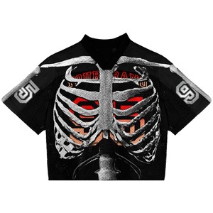 Maglia da Calcio Retrò Oversize Premium Personalizzata, <span class=keywords><strong>Stampa</strong></span> <span class=keywords><strong>su</strong></span> Richiesta, <span class=keywords><strong>Abbigliamento</strong></span> Vintage Unisex per Palestra, T-shirt da Football Americano - Product Image 4