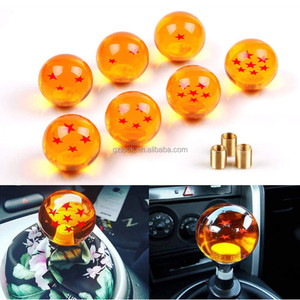 Perilla universal de palanca de cambios de coche con estrellas incorporadas perillas de cambio de acrílico y adaptador elegante diseño de cristal - Product Image 2