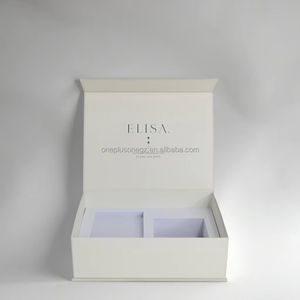 Custom <b>Book</b>-Shape Rigid Cardboard Gift Box with Fancy Magnetic Lid EVA Lining for Skin Care Serum Face Cream Embossed Printing - Product Image 4