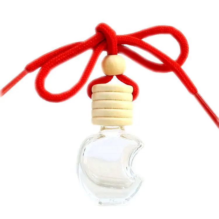 Bottiglia di vetro Aroma Appeso Deodorante per Auto Profumo Con Tappo In Legno aroma uso del profumo auto bottiglia diffusore