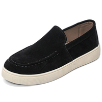 Chaussures mocassins basses pour hommes, noires, rouges, marron, café, kaki, tailles 39-45, à semelle épaisse, décontractées pour le quotidien