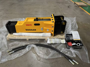 Martillo hidráulico tipo caja SOOSAN SB45 con rendimiento silencioso Motor de nueva condición y componentes del núcleo del motor - Product Image 2