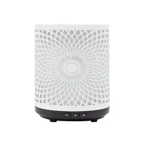 260ML Sunflower Metal Aromatherapy Ceramic Ultrasonic Aroma Diffuser Essential Oil Diffuser