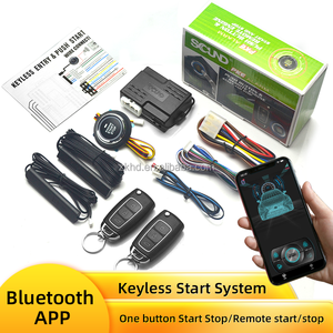 공장 도매 APP 원격 시동 잠금/잠금 해제 단방향 열쇠가없는 항목 12V 휴대 전화 액세스 제어 자동차 경보 시스템 - Product Image 3