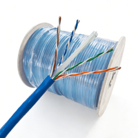 Cable de Red de Alta Calidad para Interiores, 23 AWG, UTP, FTP, SFTP, Sólido, 8 Conductores, CCA, Cobre, Cat5e, Cat6, Cat6a, 305 m, 1000 pies