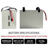 Batterie de drone rechargeable grande capacité 44000 mAh 28S 103,6 V 400 cycles pour drone de levage lourd EVTOL
