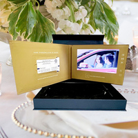 Personnalisation à guichet unique Livre vidéo de mariage Livre LCD Boîte de vidéo musicale Brochures vidéo d'entreprise Carte de vœux audio Carte cadeau