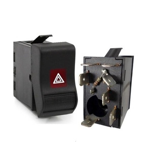 Botón de Emergencia con Alarma Intermitente para Volkswagen Audi Santana 2RD953235, Interruptor Automático de Plástico - Product Image 4