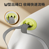 Nouvelle laisse rétractable automatique pour chiens et chats, design réversible, matériau ABS, style simple, pour promenades en extérieur