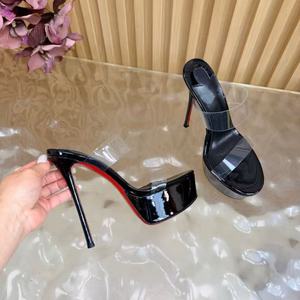 Sandali in Vera Pelle con Suola Rossa, Scarpe di Design di Lusso con Tacco Alto, Adatte per Lavoro e Serate Eleganti - Product Image 3